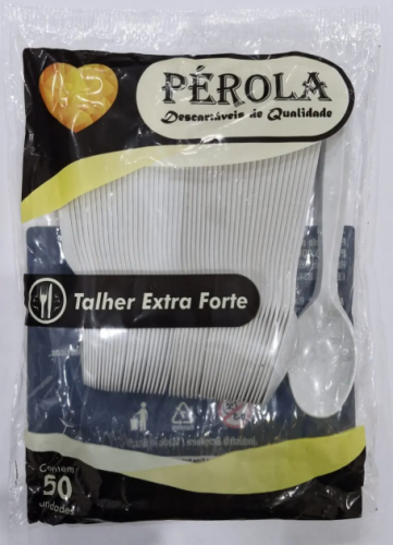 PEROLA - COLHER MASTER EXTRA FORTE BRANCO - PT.50UN