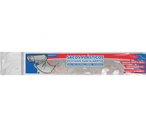 EXPK - BOBINA PICOTADA PACK-100 20 X 33 (SEM TUBETE) - CX.24X100UN