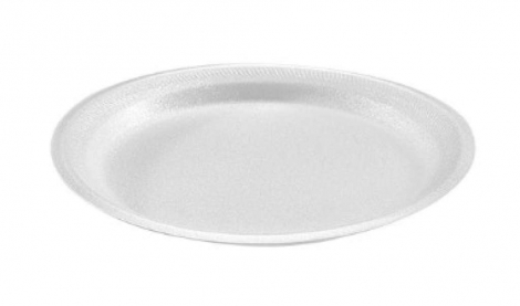 BOM APETITE - BPR-23 PRATO EPS RASO BRANCO 23X2,3MM - FD.10X25UN