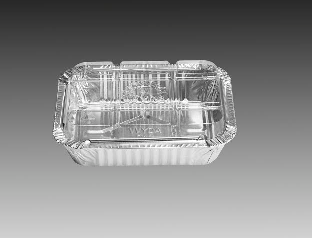 WYDA - BANDEJA ALUMINIO D12FS 220 ML TAMPA PET (127X98X33) - CX.100