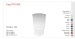 PLASTILANIA - TACA PIT-050 LILAS - CX.60X10UN